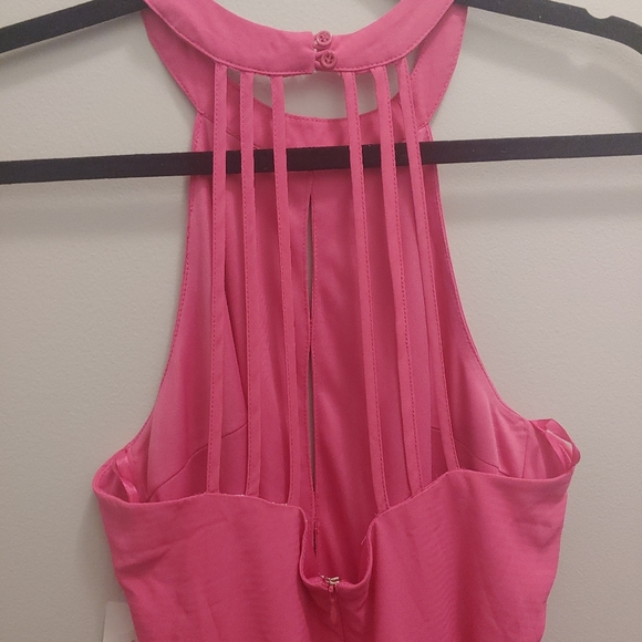 Back detail dress Fuchsia - Picture 5 of 5